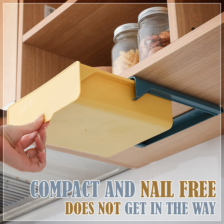 Drawer-style nail-free storage box