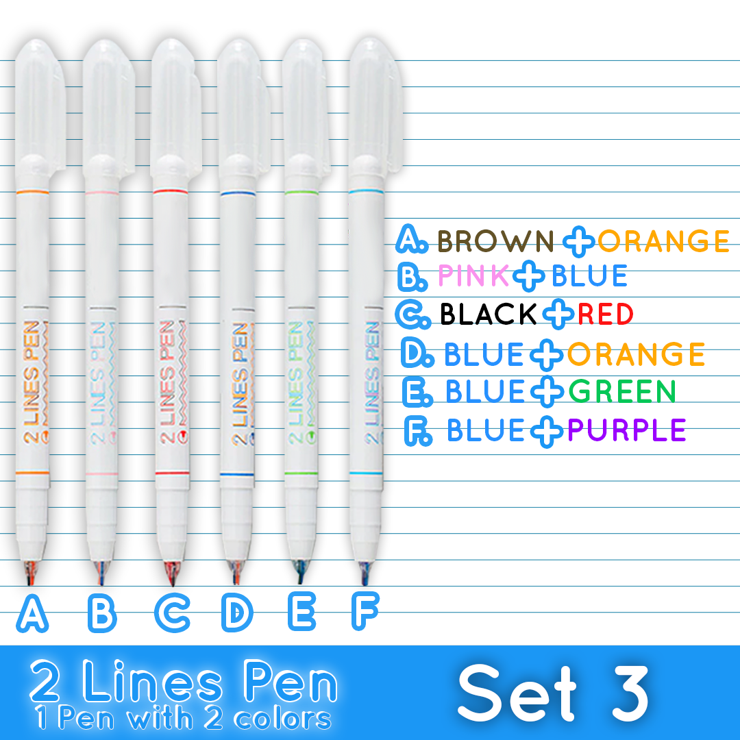 Double Lined Pens