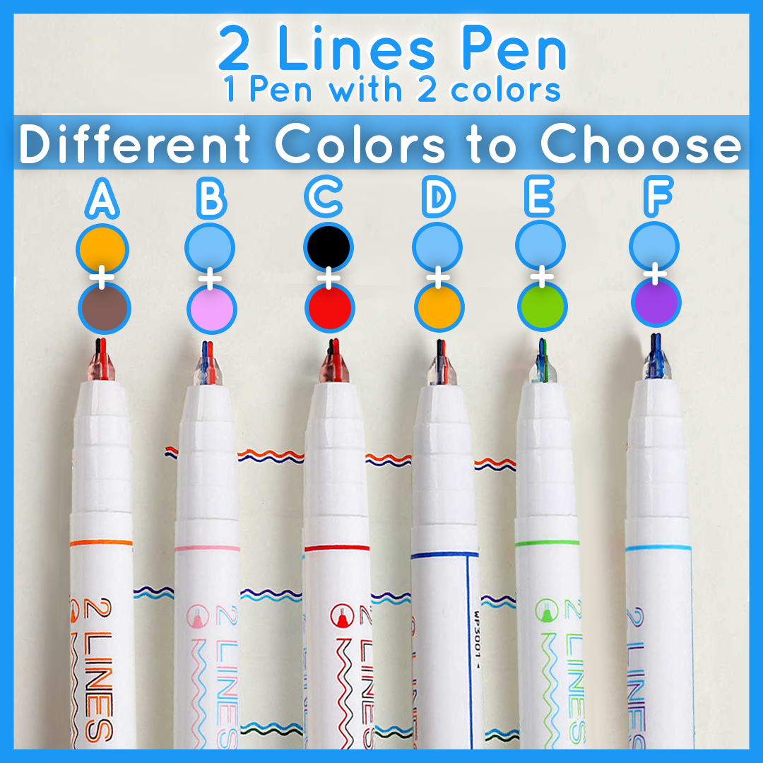 Double Lined Pens